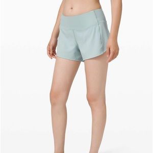 lululemon high rise 4” speed up shorts